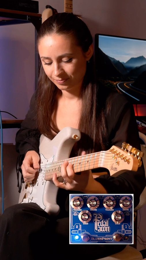 Instagram post by @rockloeyt for Pedal Pawn. Caption reads: John Mayer - Belief on the new @pedalpawn....