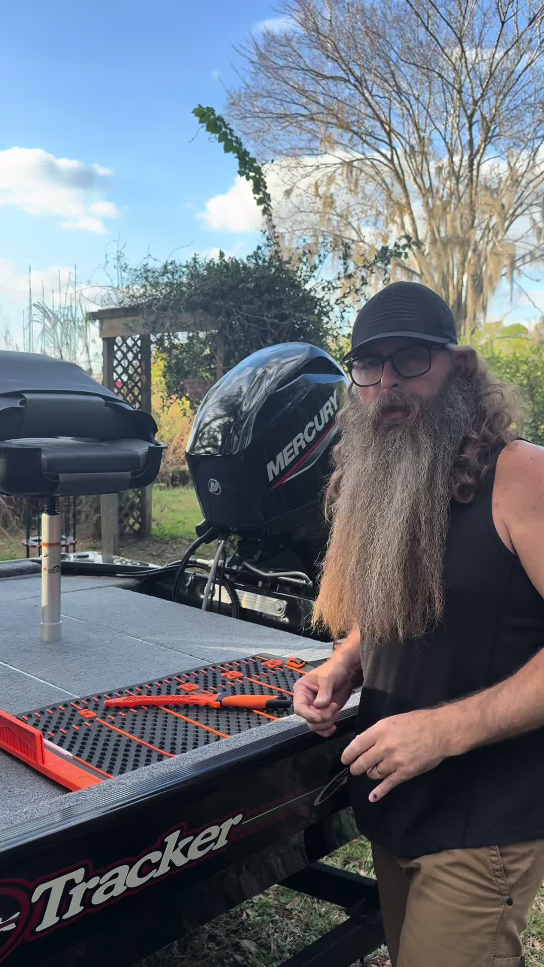 TikTok post by @thebeardfather01 for KastKing. Caption reads: @KastKing_USA #fillet #fishingtiktoks [...].