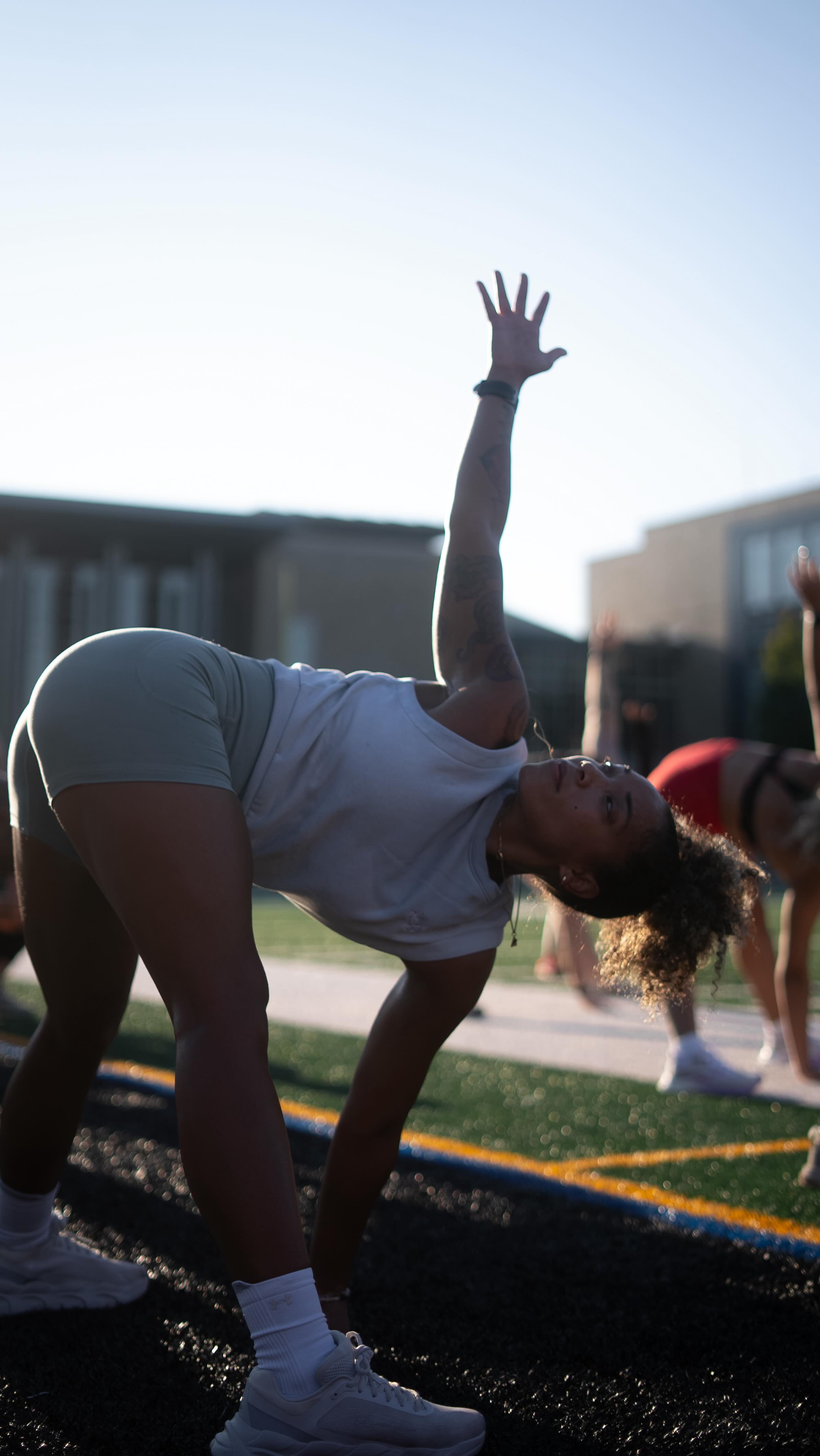 Instagram post by @trainwithmon for Under Armour. Caption reads: You really wanna up your self care? Train for a....