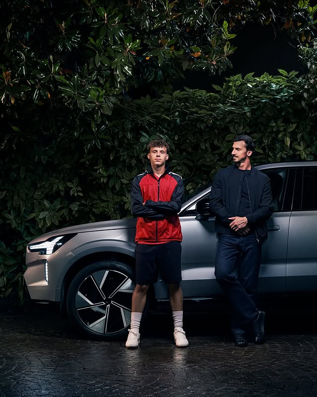 Instagram post by @zlatan for Volvo Cars. Caption reads: [...] believe in you. @gothiacup_official....