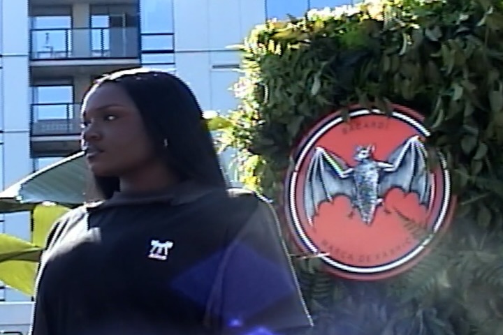 Instagram post by @amaarae for Bacardi. Caption reads: VMAssss! me x @bacardi & @mtv for their special....