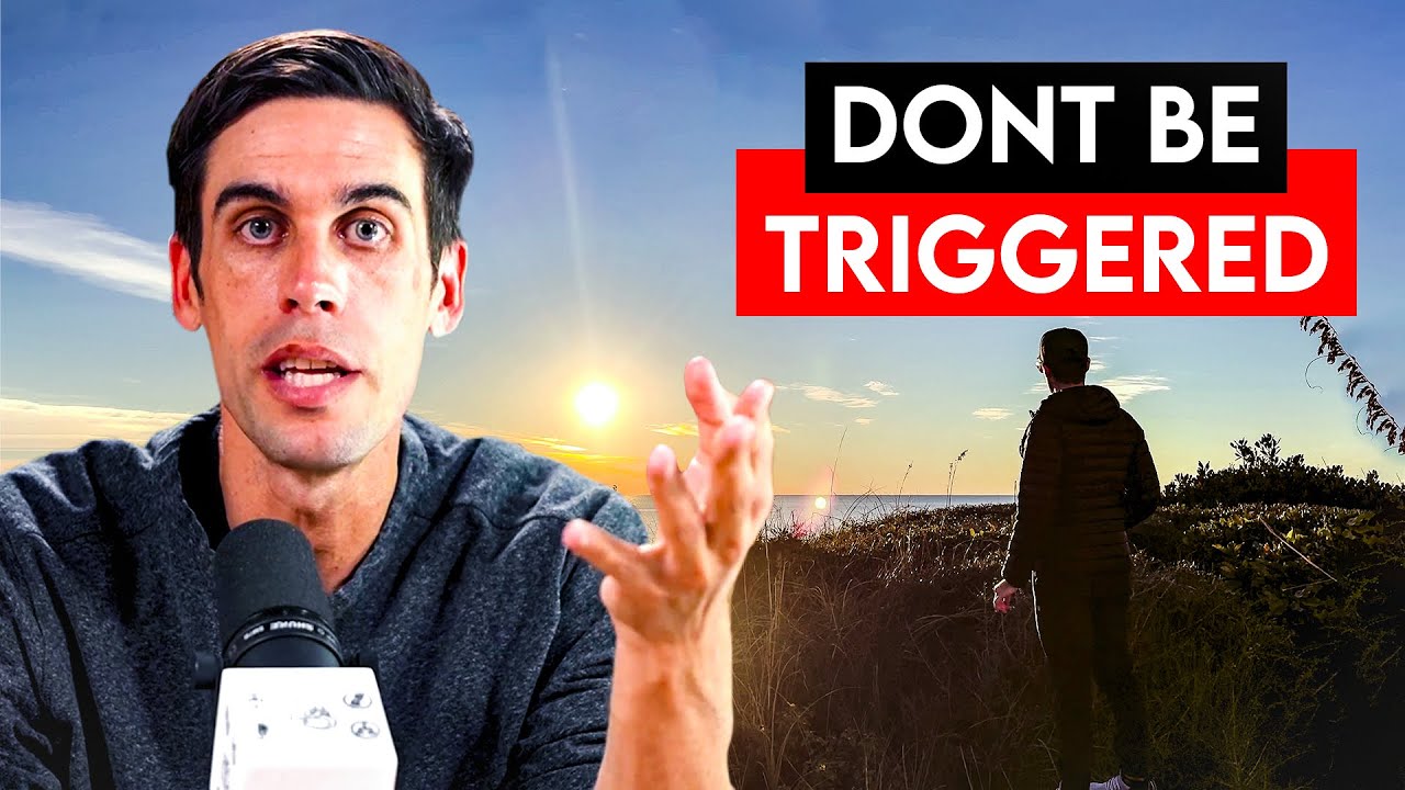 YouTube post by @DailyStoic for Daily Stoic. Caption reads: How To Stay Unbothered In Chaotic Times.