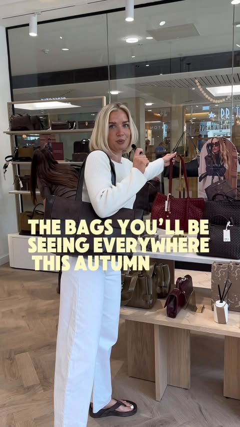 Instagram post by @sarahconleyx for Katie Loxton. Caption reads: POV: Katie Loxton dropped the new season....