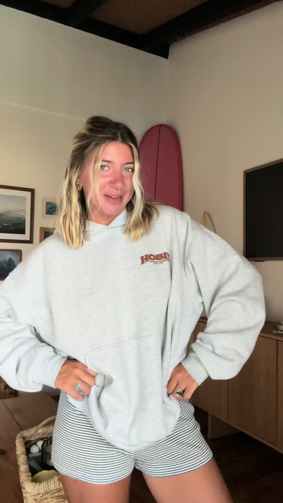 TikTok post by @ajcoastal for COOLA. Caption reads: [...] skin to complete the outfit, thanks to....