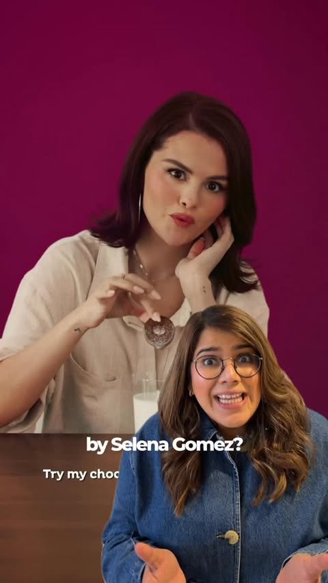 Instagram post by @cuptaleswithsafia for OREO. Caption reads: Whaaaat, an Oreo by Selena Gomez @oreo_arabia....