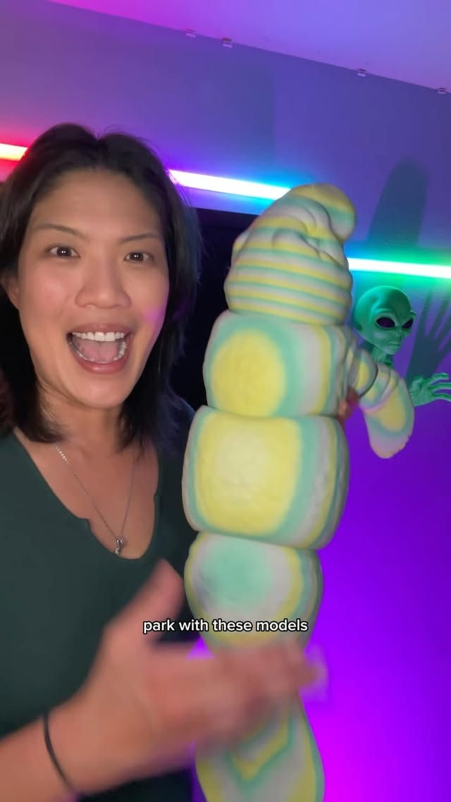 Instagram post by @daisylee2002 for Amolen. Caption reads: [...] printed at 250% scale. Printed with....