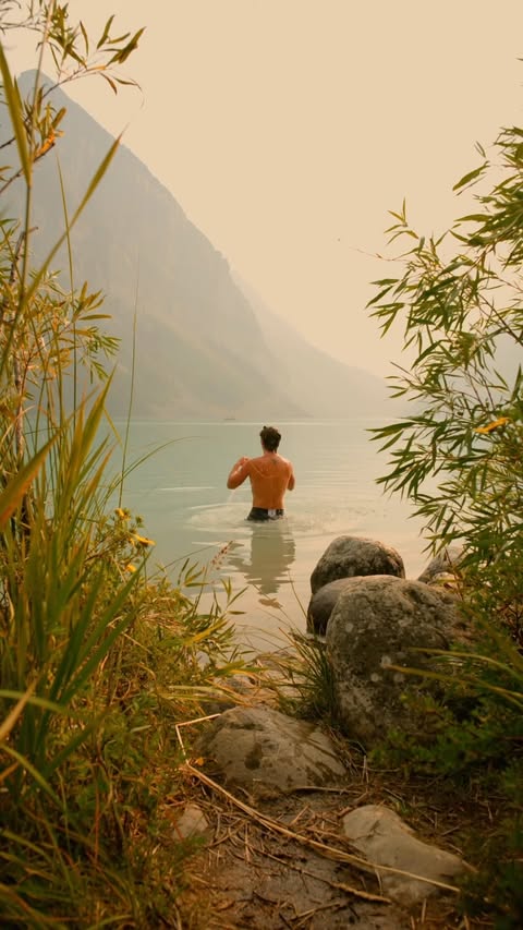 Instagram post by @caidenjacksontravel for Dove Men+Care. Caption reads: [...] back into that dream. #DoveMenPartner....