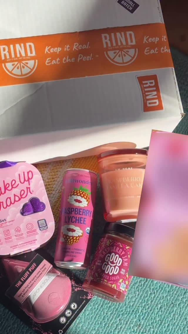 Instagram post by @drinkwildwonder for RIND Snacks. Caption reads: ❓BERRY BIG MYSTERY GIVEAWAY! 💜

We’re packing up....