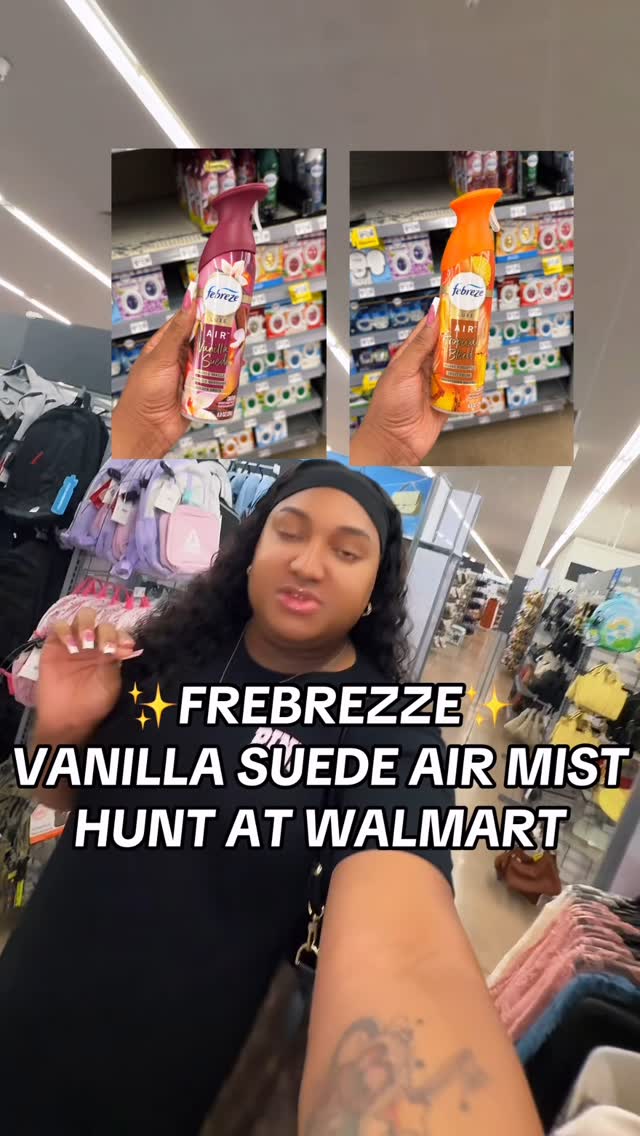 Instagram post by @doseofkasandra for Febreze. Caption reads: Once they smell AMAZING!!! @febreze 🫶🏽✨#febreze....