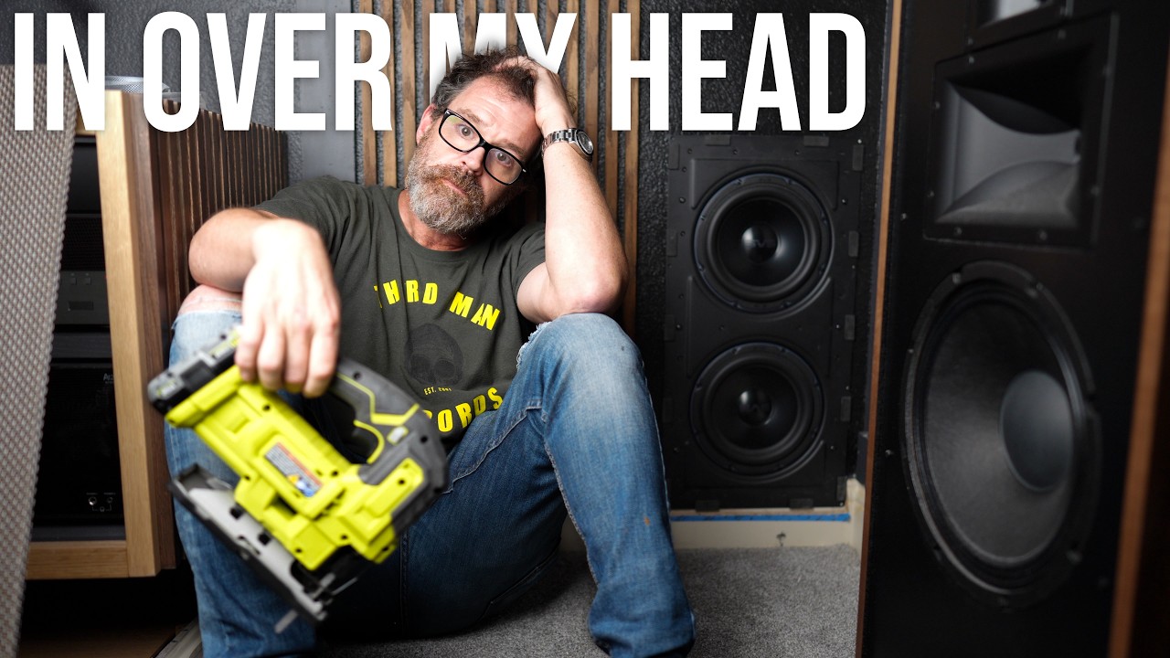 YouTube post by @cheapaudioman for DeleteMe. Caption reads: Should've Hired a Professional - DIY Subwoofer....