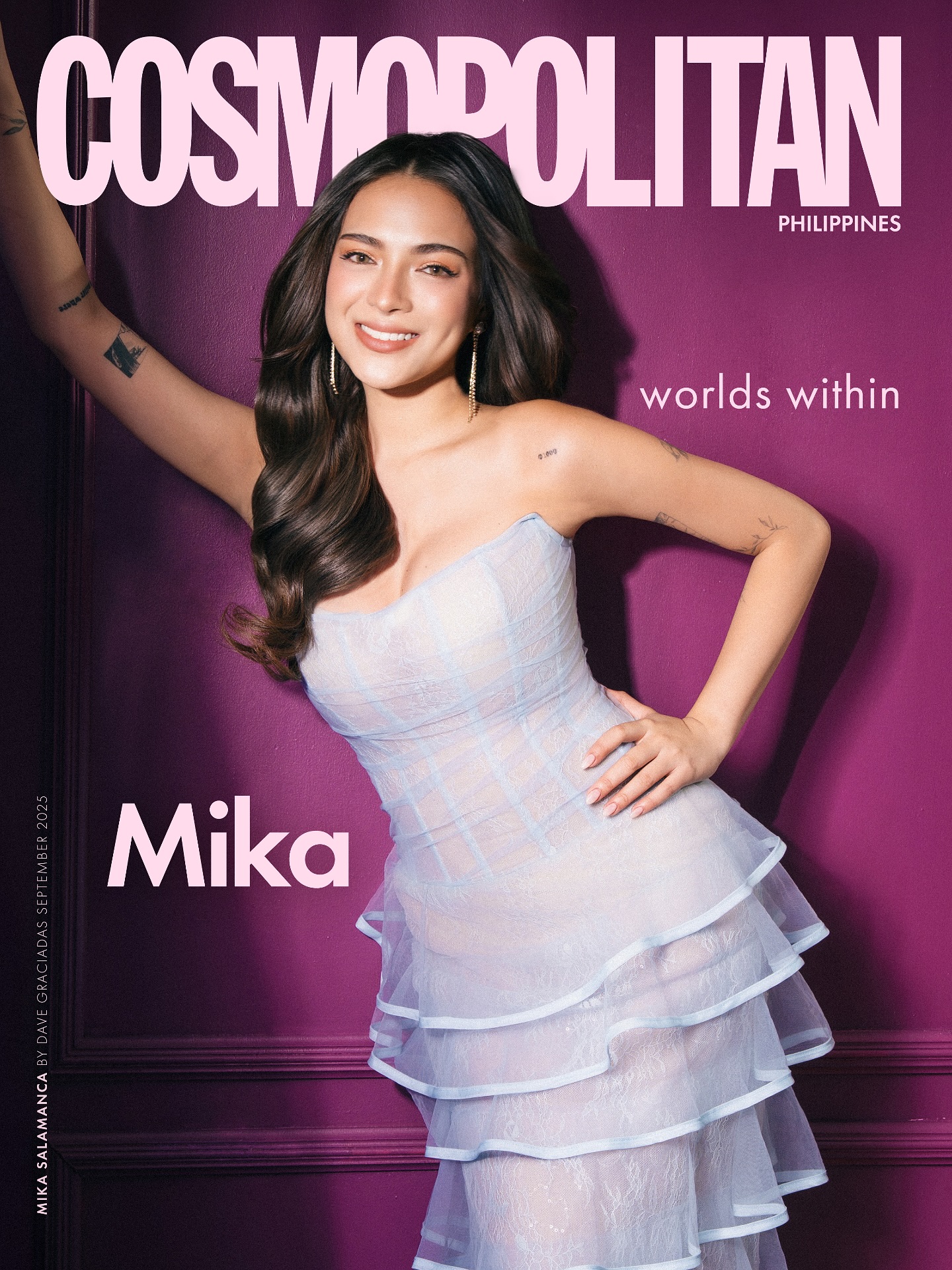 Instagram post by @sparklegmaartistcenter for Cosmopolitan. Caption reads: Mika Salamanca was ready to leave it all behind.....