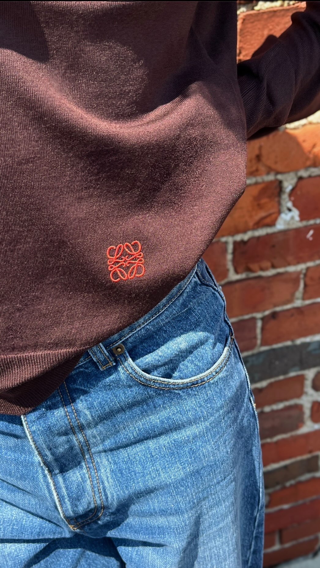 Instagram post by @lochlanhowardd for LOEWE. Caption reads: @loewe ilysm #loewe #irishdance.