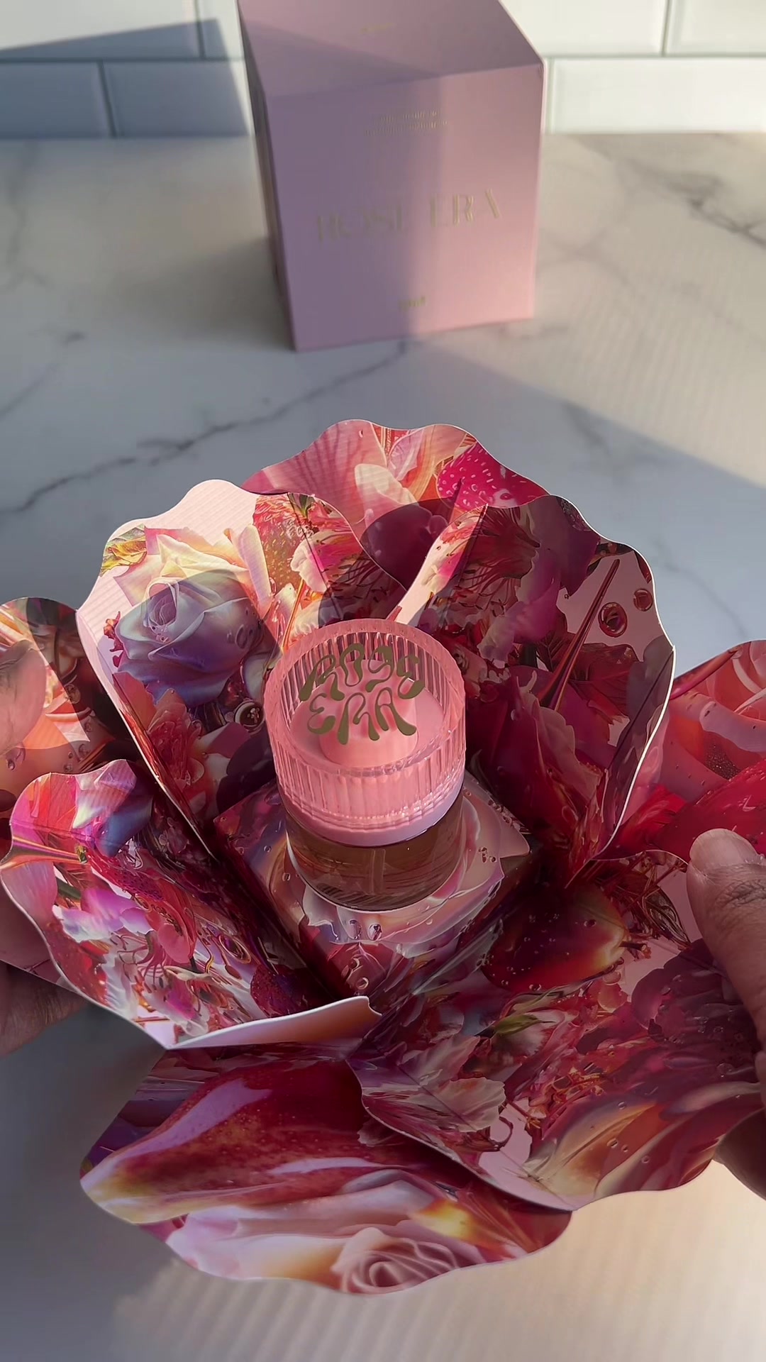 TikTok post by @nixm19 for Snif. Caption reads: Rose Era by Monet @Snif is not your average rose....