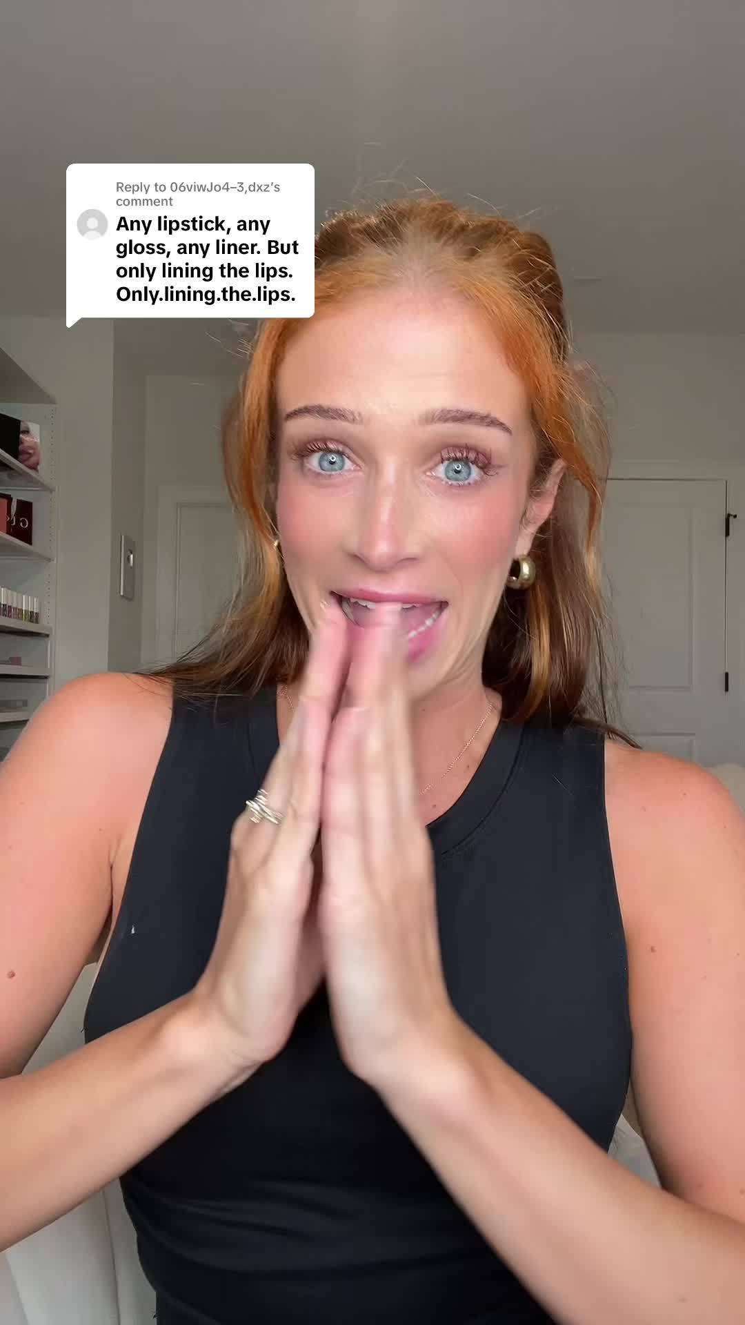 TikTok post by @sarah_wolak for NARSCosmetics. Caption reads: Replying to @06viwJo4–3,dxz ANOTHER DAY ANOTHER....