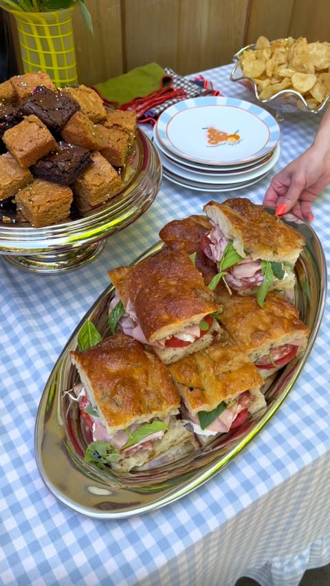 Instagram post by @cookingwithrel for Bob's Red Mill. Caption reads: Driveway party with @bobsredmill ☀️🥪🍋This is....