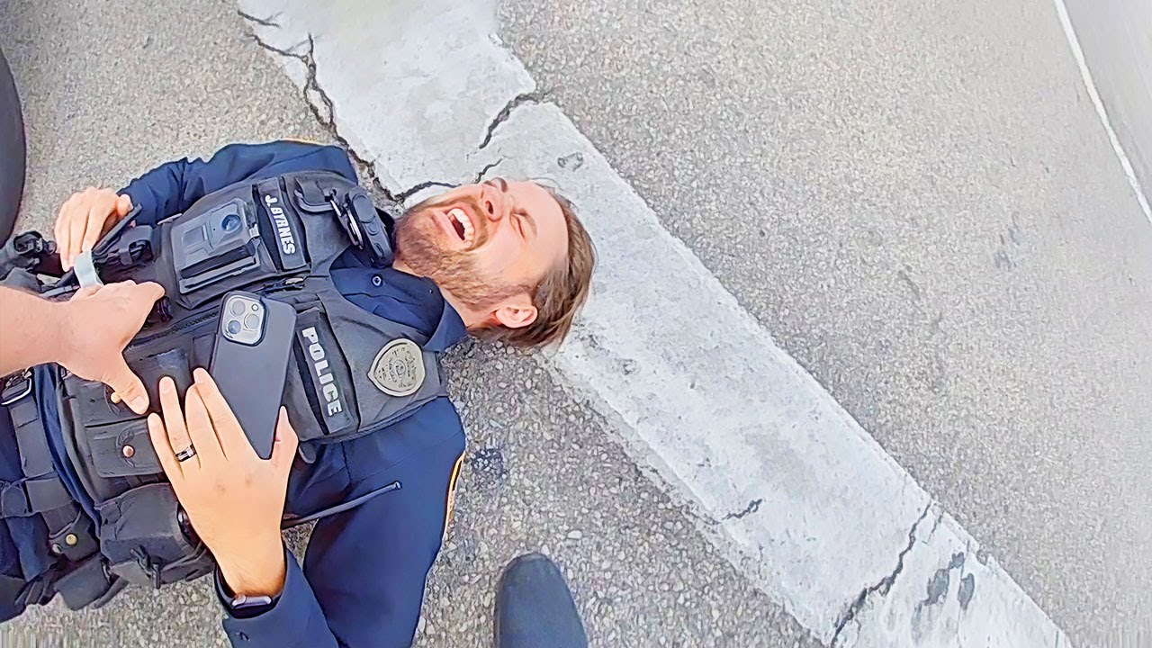 YouTube post by @CodeBlueCam for Babbel. Caption reads: INTENSE High Speed Chase Turns Into Total Disaster.