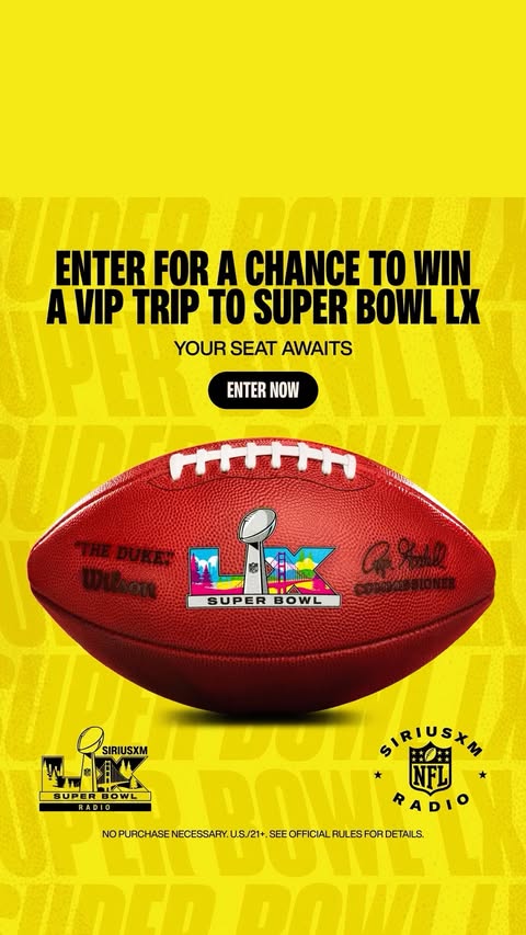 Instagram post by @stephenasmith for SiriusXM. Caption reads: [...] you enter to go to Super Bowl LX yet?....