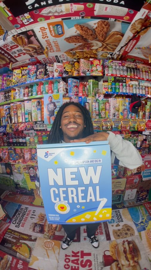 Instagram post by @thesnackinshack for Nature Valley. Caption reads: NEW CEREAL + SNACK ALERT 🚨 🔥 From....