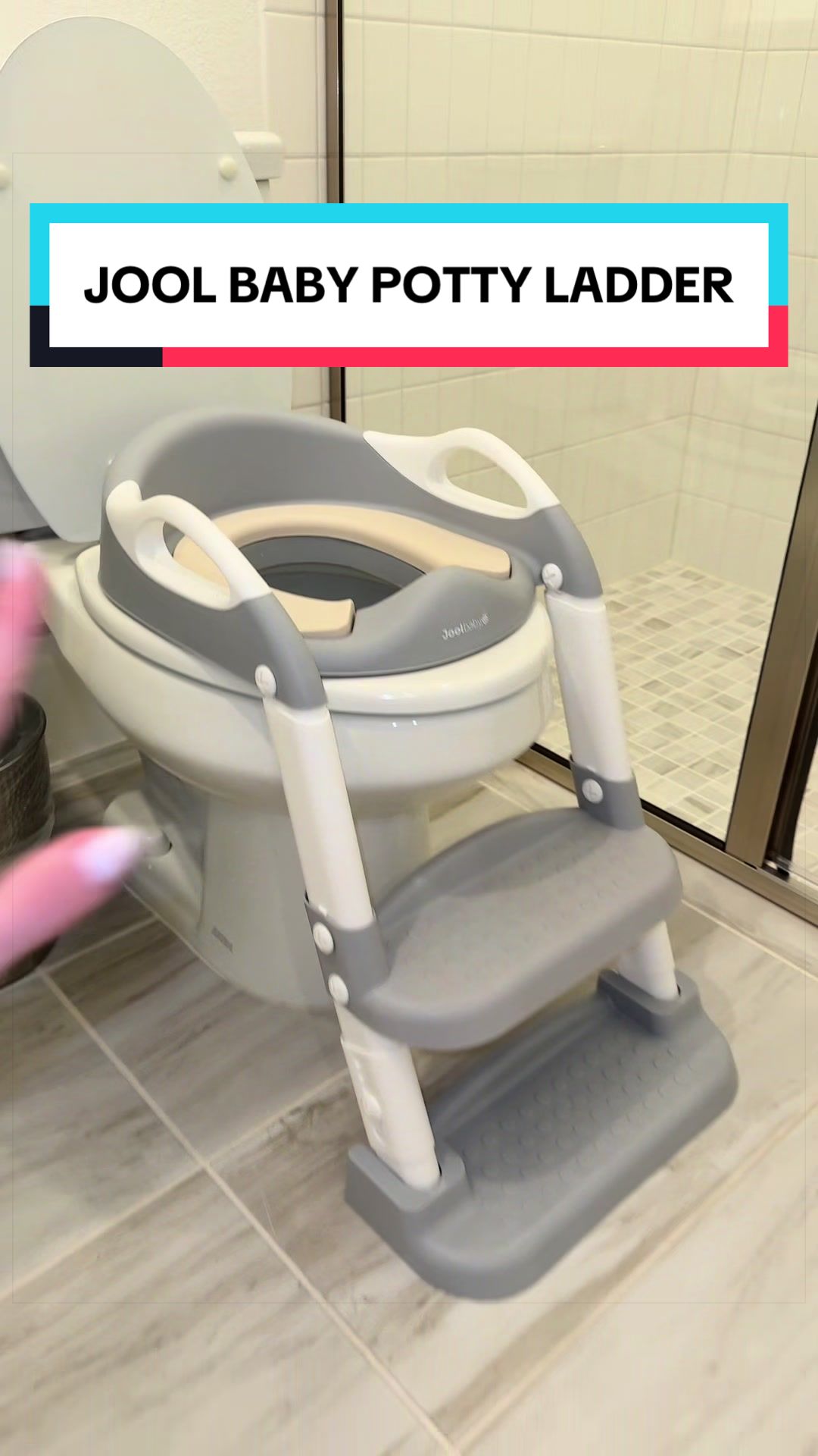 TikTok post by @ambre_skye for Jool Baby. Caption reads: [...] #pottytraininingmama #momhacks @Jool Baby.