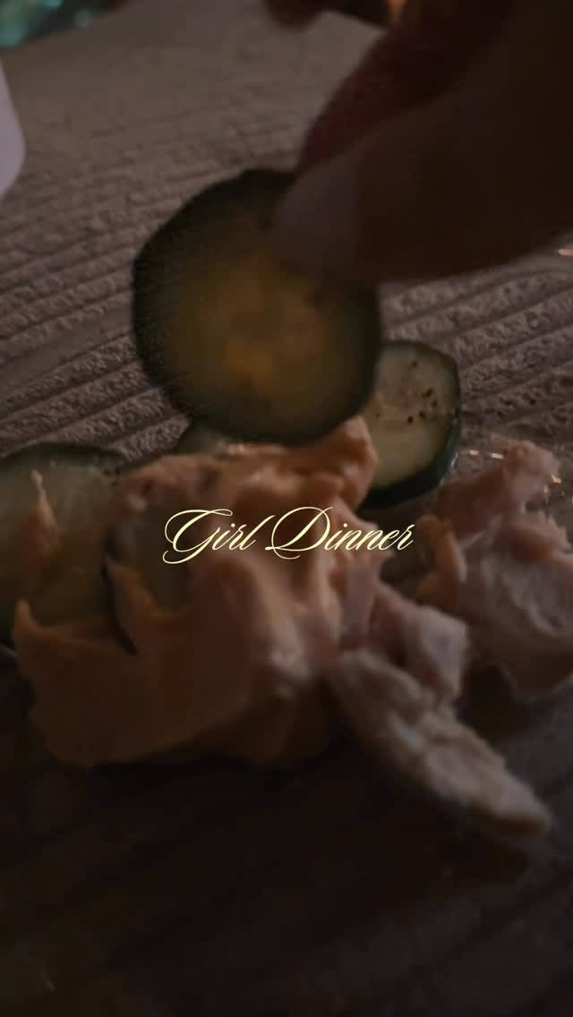 Instagram post by @thisisbridgetteb for Freshpet. Caption reads: @freshpet for her and cucumber, hummus, roasted....