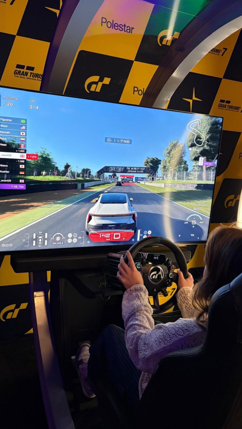 Instagram post by @izzyhammondx for Polestar. Caption reads: 48hrs in LA…

Polestar X Gran Turismo 

My debut....