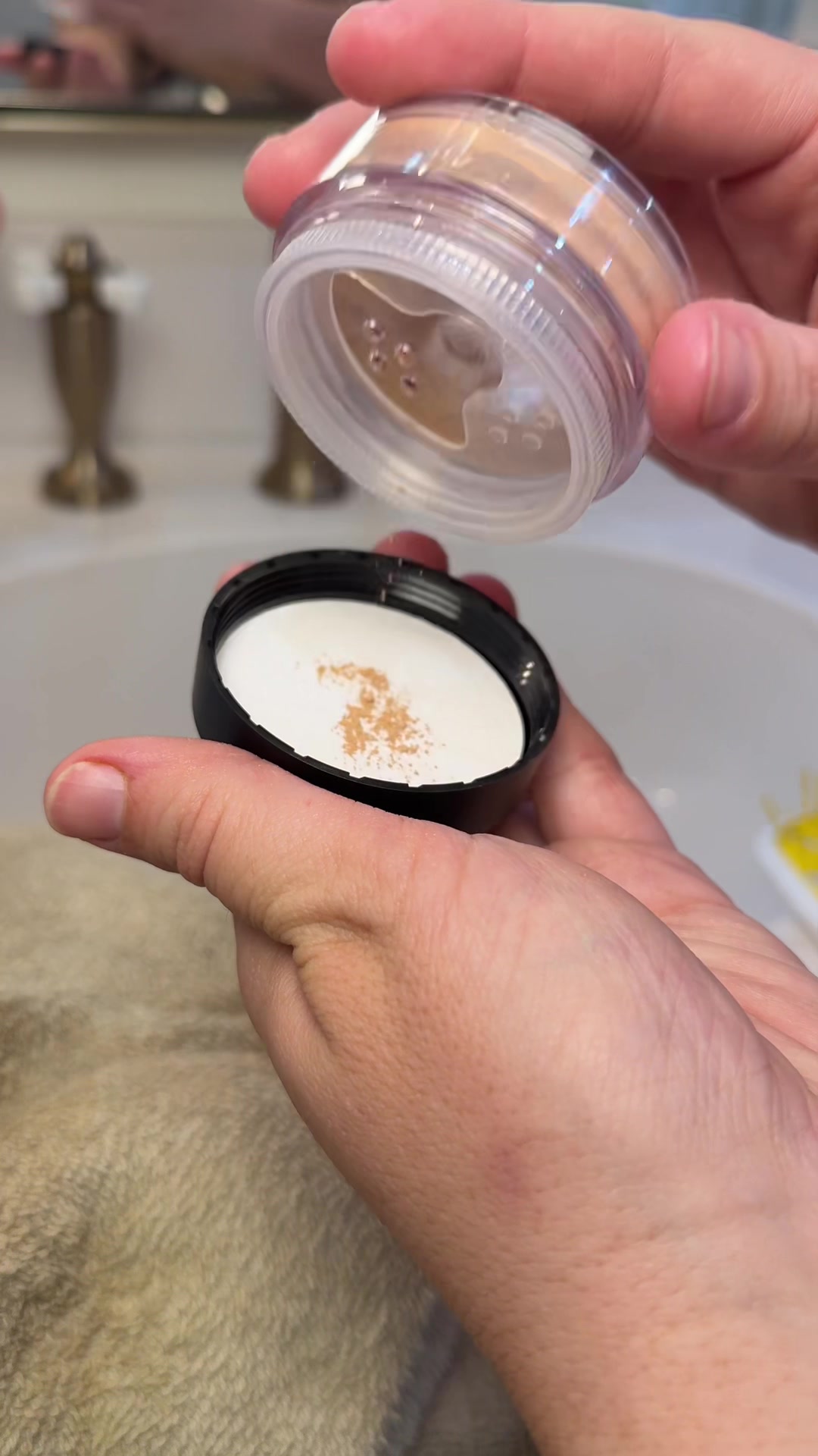 TikTok post by @haleybdavis for bareMinerals. Caption reads: [...]....