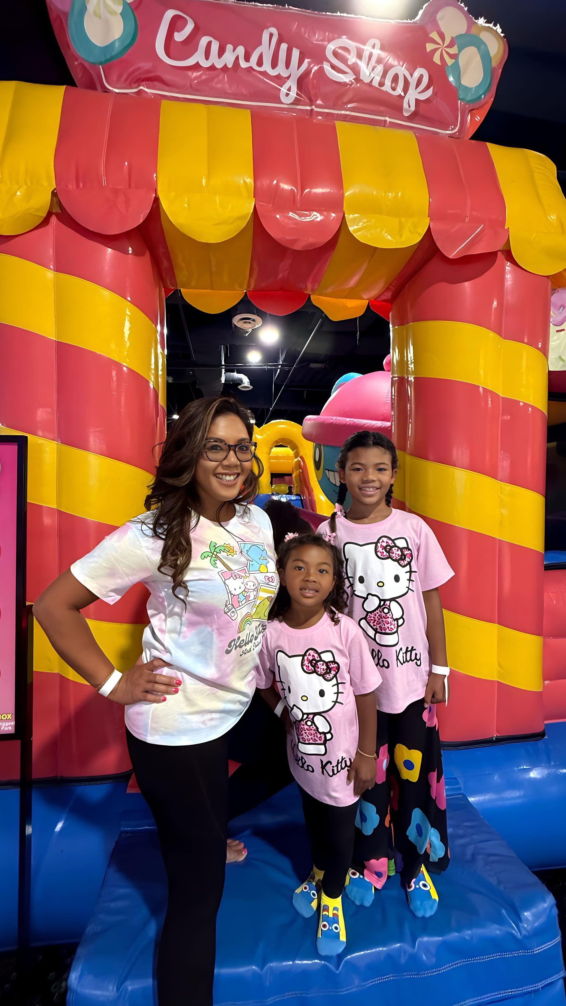 Instagram post by @growingupjonesgirls_ for Funbox. Caption reads: [...] enjoy? Watch this! Khloe’s 4th at....