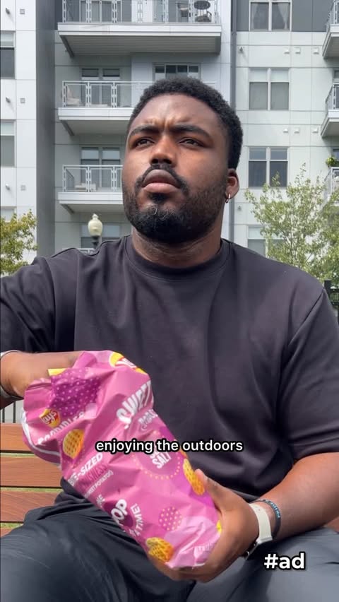 Instagram post by @wannabestayathomedad for Lay's. Caption reads: #ad #lays_partner After 28 years of searching I’ve....