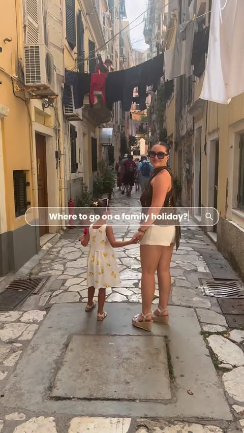 Instagram post by @evangelineolualu for Jet2.com & Jet2holidays. Caption reads: AD We will 100% be travelling to Corfu again!....