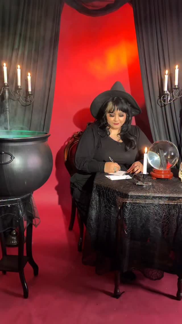 Instagram post by @thehauntina for American Greetings. Caption reads: [...] and send an eBoo instead!✨....