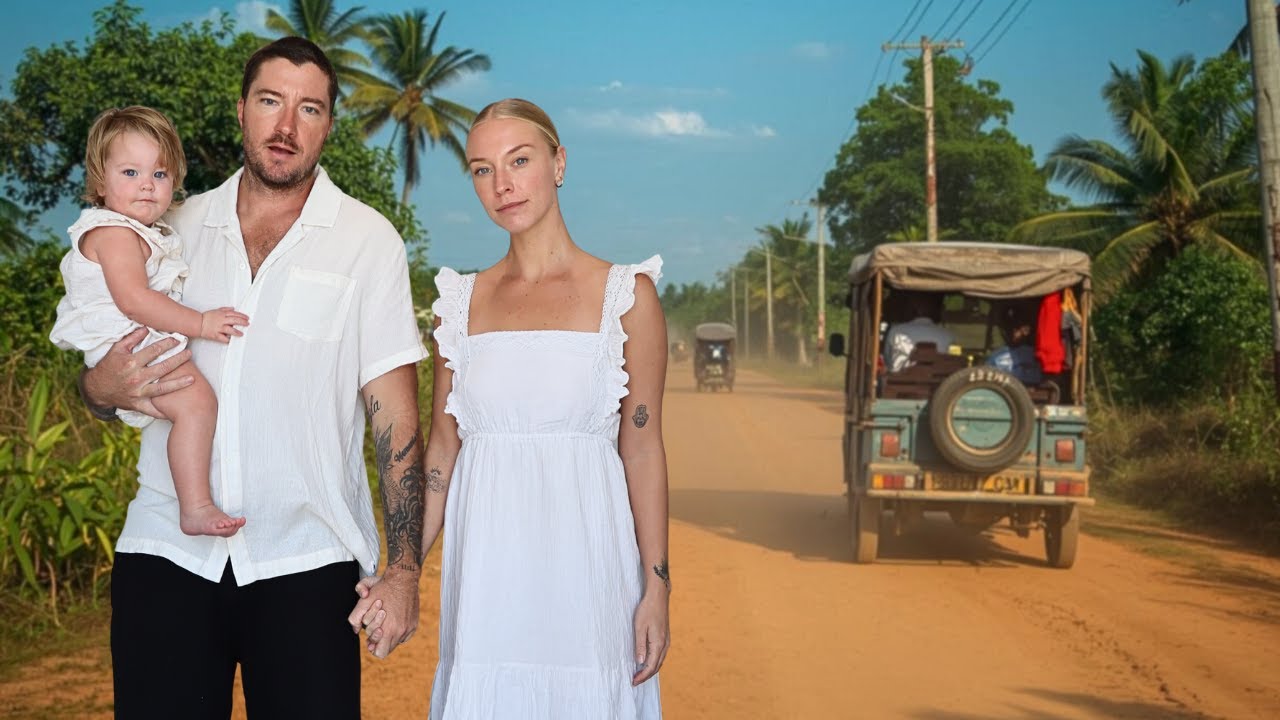 YouTube post by @LloydandMandy for Wise. Caption reads: We Can't Believe we are doing THIS in Cambodia.