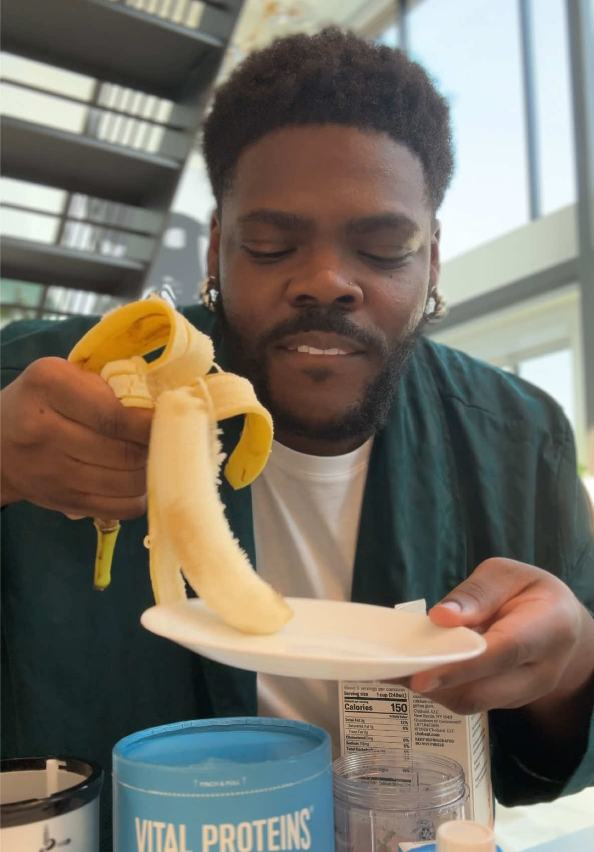 TikTok post by @nene_la_shiro for Vital Proteins. Caption reads: [...] lil drink ive concocted using my @Vital....