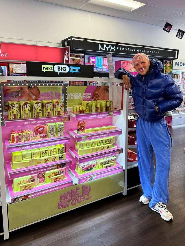 Instagram post by @mmmmitchell for MADE BY MITCHELL. Caption reads: [...] ALLLLLL OVER. 😜💅🏼💋 @madebymitchell just....