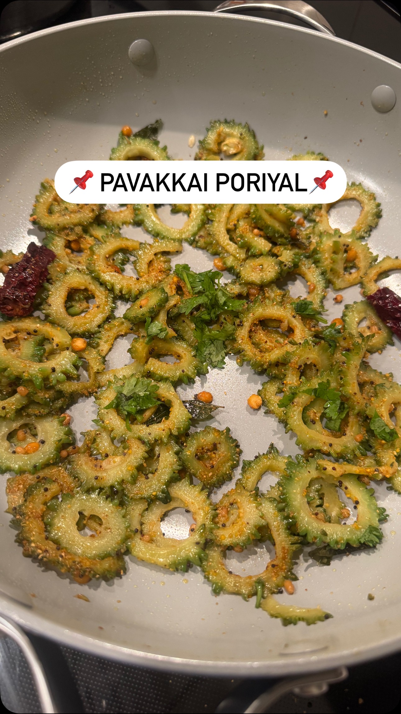 Instagram post by @anjanacooks for Tramontina. Caption reads: “Only I would celebrate my new apartment with....