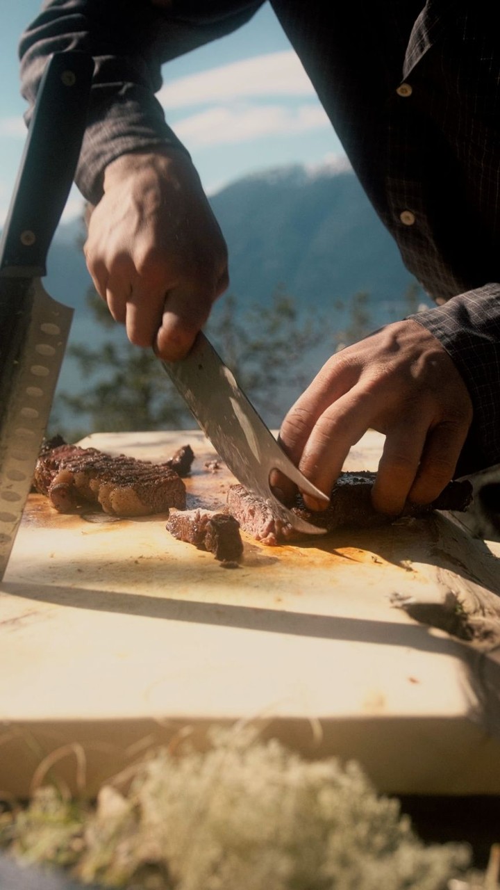 Instagram post by @noahparry98 for Bespoke Post. Caption reads: Our buddy @noahparry98 took some Marcellin gear....