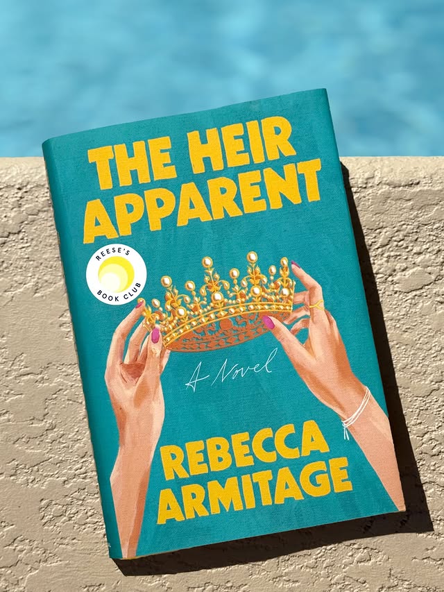 Instagram post by @beach.reading for Hachette Book Group. Caption reads: THE HEIR APPARENT
By Rebecca Armitage

Thank you....