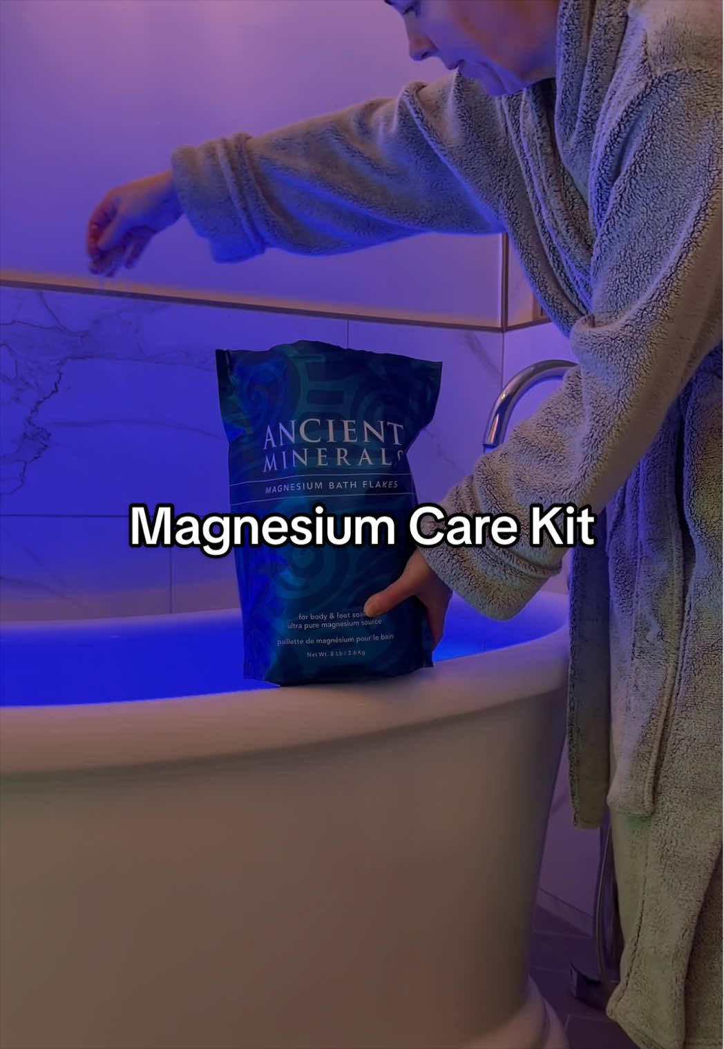 TikTok post by @lorilynnlewis for Enviromedica. Caption reads: [...] #ancientminerals @Enviromedica.