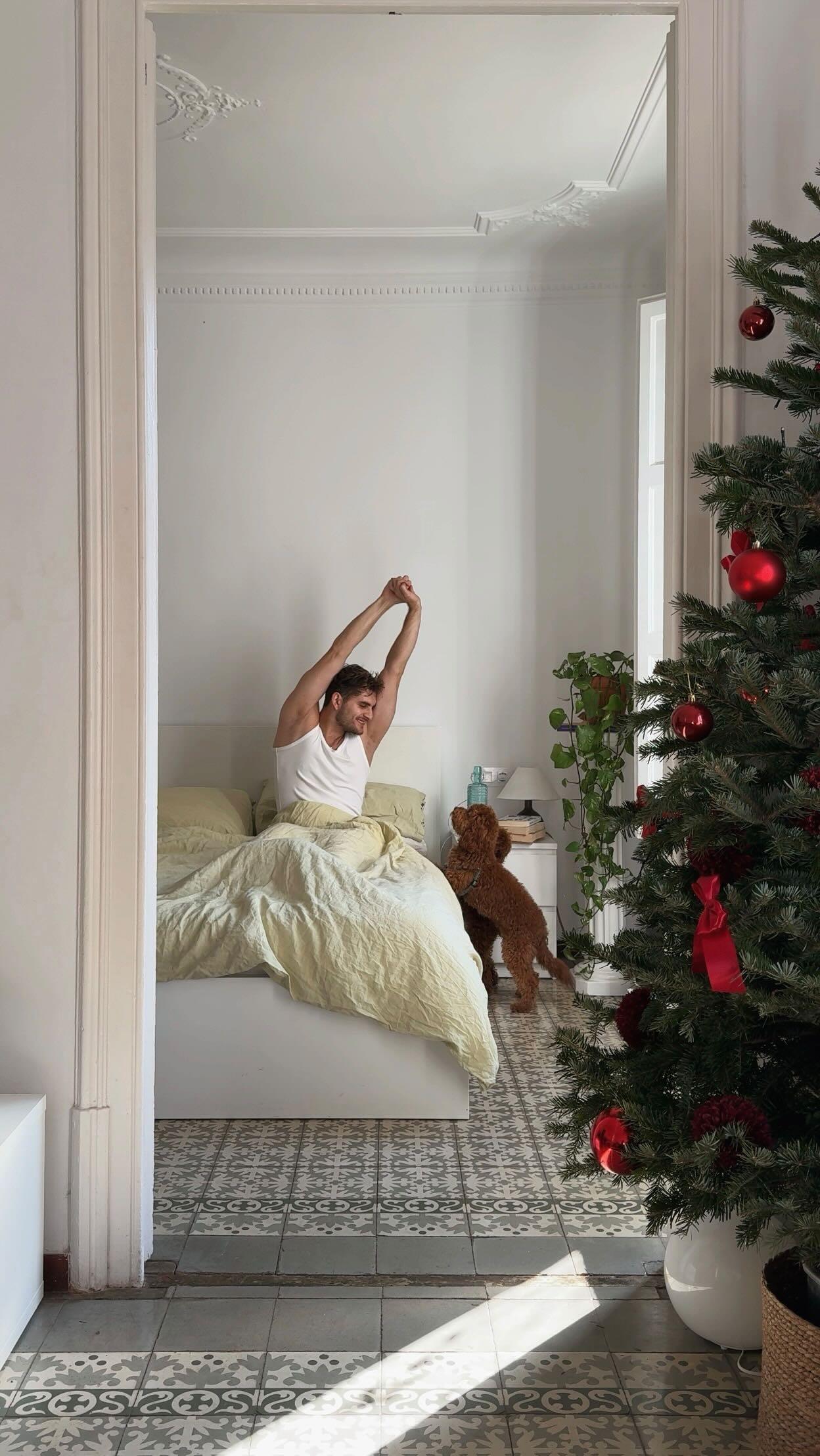 Instagram post by @niklinio for BaByliss. Caption reads: The normal chaos these Christmas days🎄
What my....