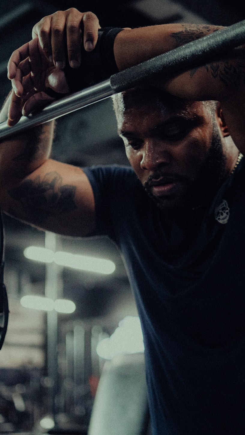 Instagram post by @niko.kearse for Gymreapers. Caption reads: NO RESULTS? KEEP GRINDING. 🫡🏴‍☠️ @gymreapers....