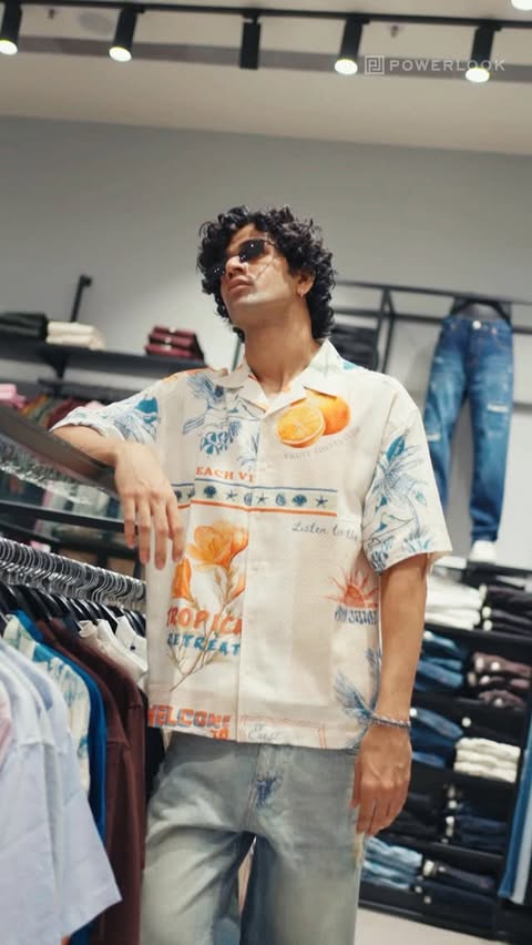 Instagram post by @powerlook_offline for POWERLOOK. Caption reads: [...] the Casual Leave Collection from....
