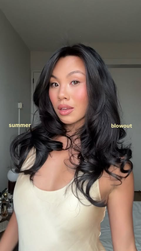 Instagram post by @cindydangnguyen for T3 Micro. Caption reads: summer’s in the (h)air 🍋💛 @t3micro.