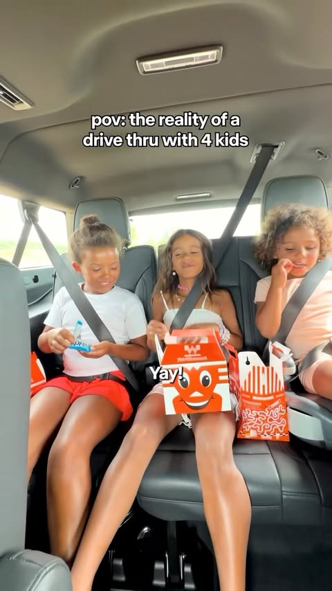 Instagram post by @emilybreeze for Whataburger. Caption reads: [...] CEOs. Anyone else’s kids do this? 😂....