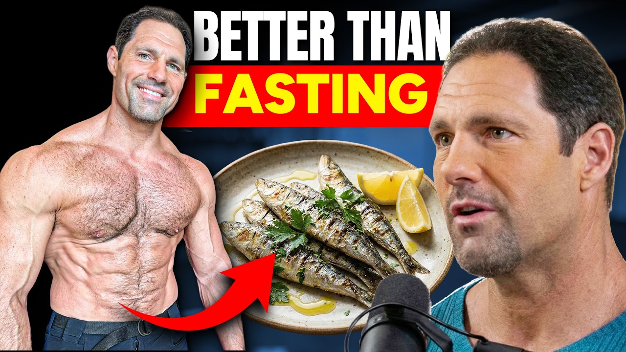 YouTube post by @ThomasDeLauerOfficial for Seed. Caption reads: 36 Hours of Eating Sardines is Better than a 3-Day....