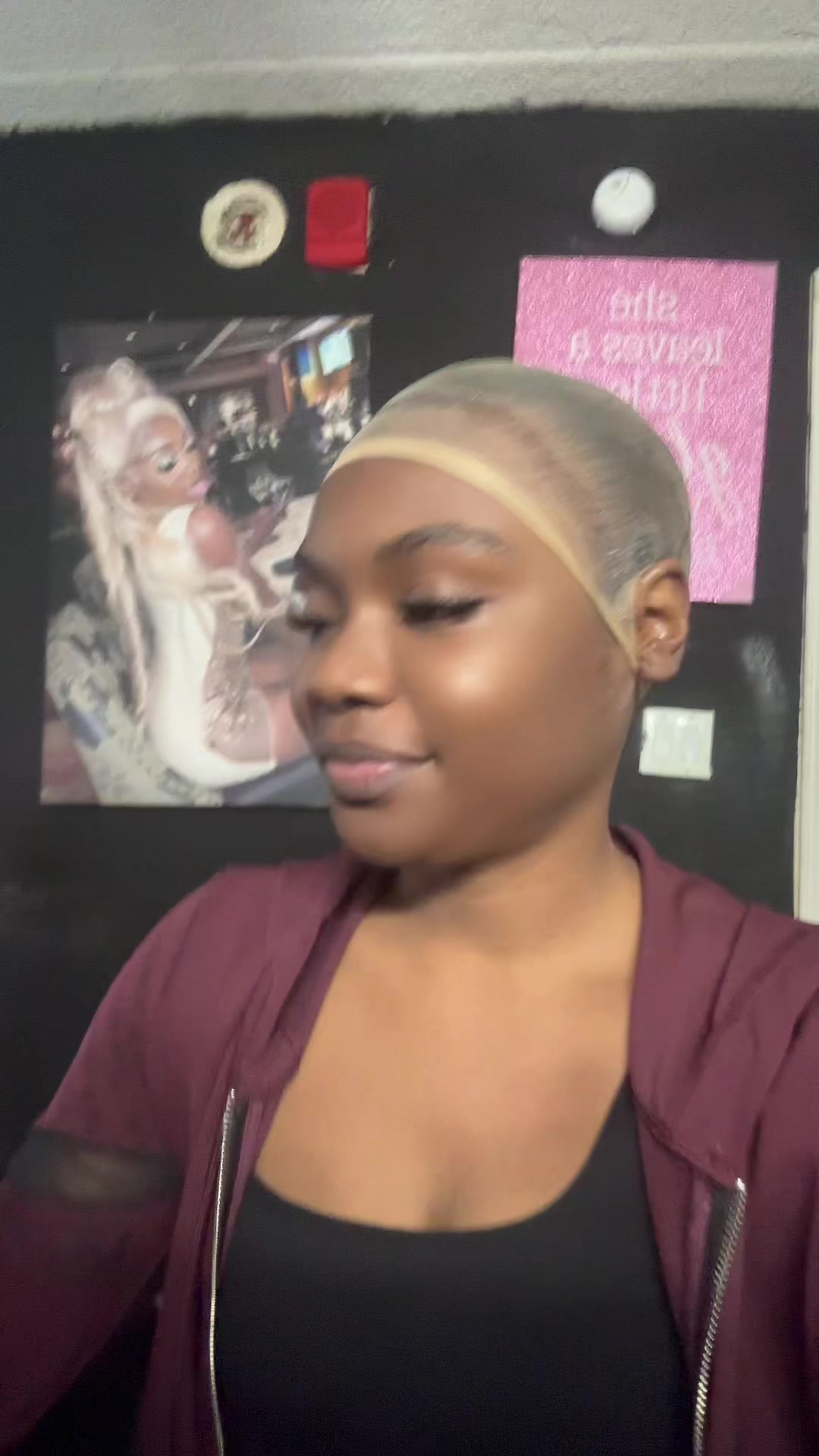 TikTok post by @neeshneshia2 for Tuneful Hair US Shop. Caption reads: [...] 😍 #backtoschool #fypシ #grwm @Tuneful Hair....