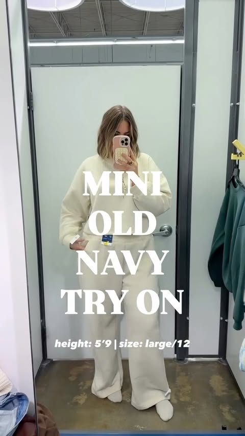 Instagram post by @kiteenmariee for Old Navy. Caption reads: MINI OLD NAVY TRY ON

It has been so long since....