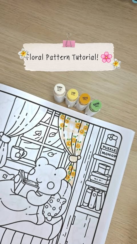 Instagram post by @cozycolourmom for Ohuhu Art Supplies. Caption reads: Anzeige Here is a quick tutorial how I created....