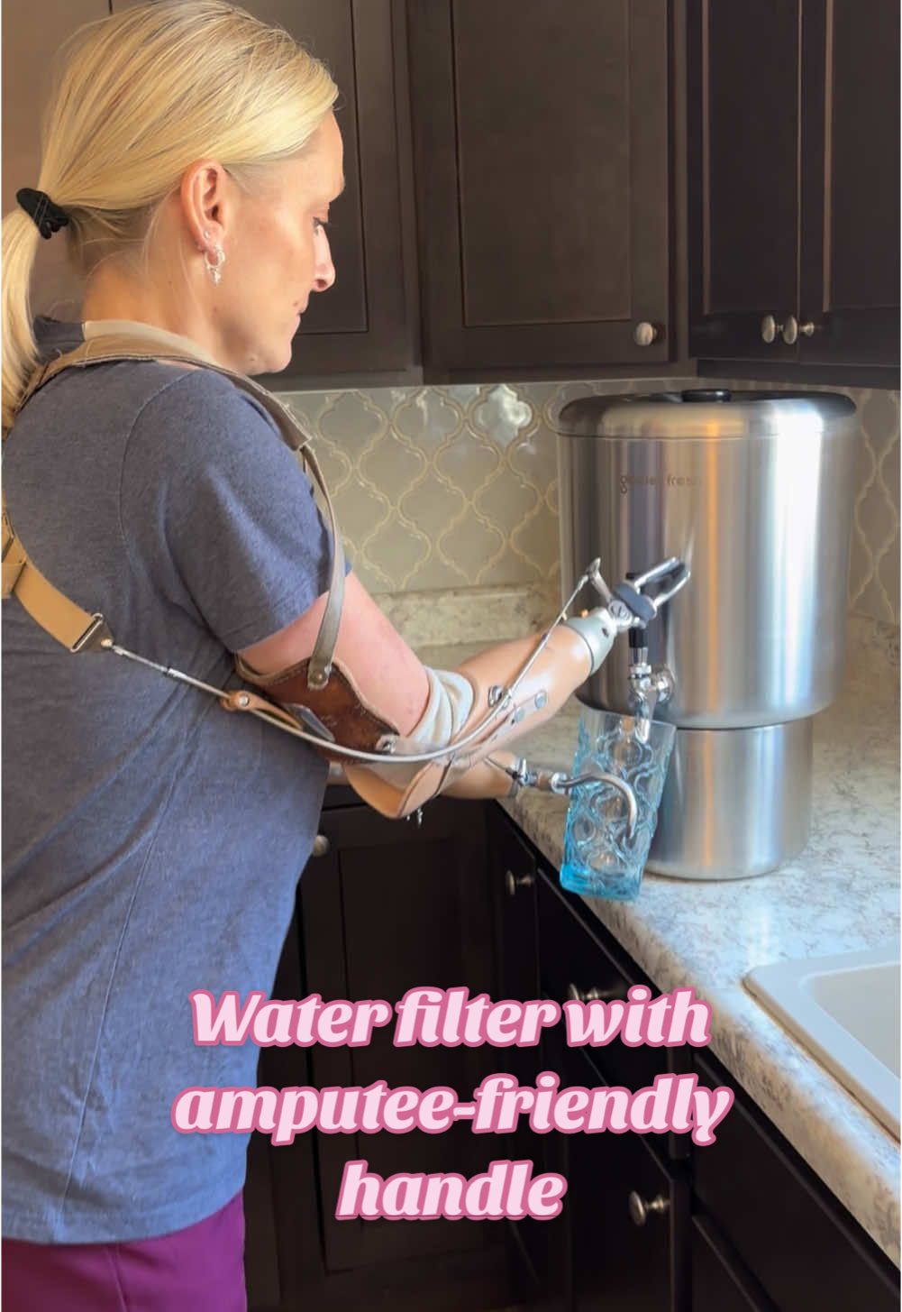 TikTok post by @glamputee for Glacierfresh. Caption reads: [...] but it’s very easy for me to use!....