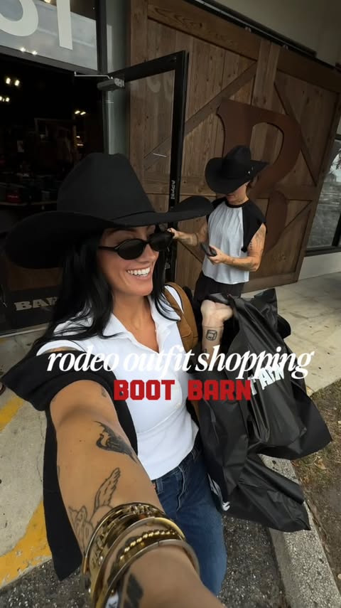 Instagram post by @chiaraacetokyser for Boot Barn. Caption reads: [...] have over 500+ stores nationwide) @pbr....