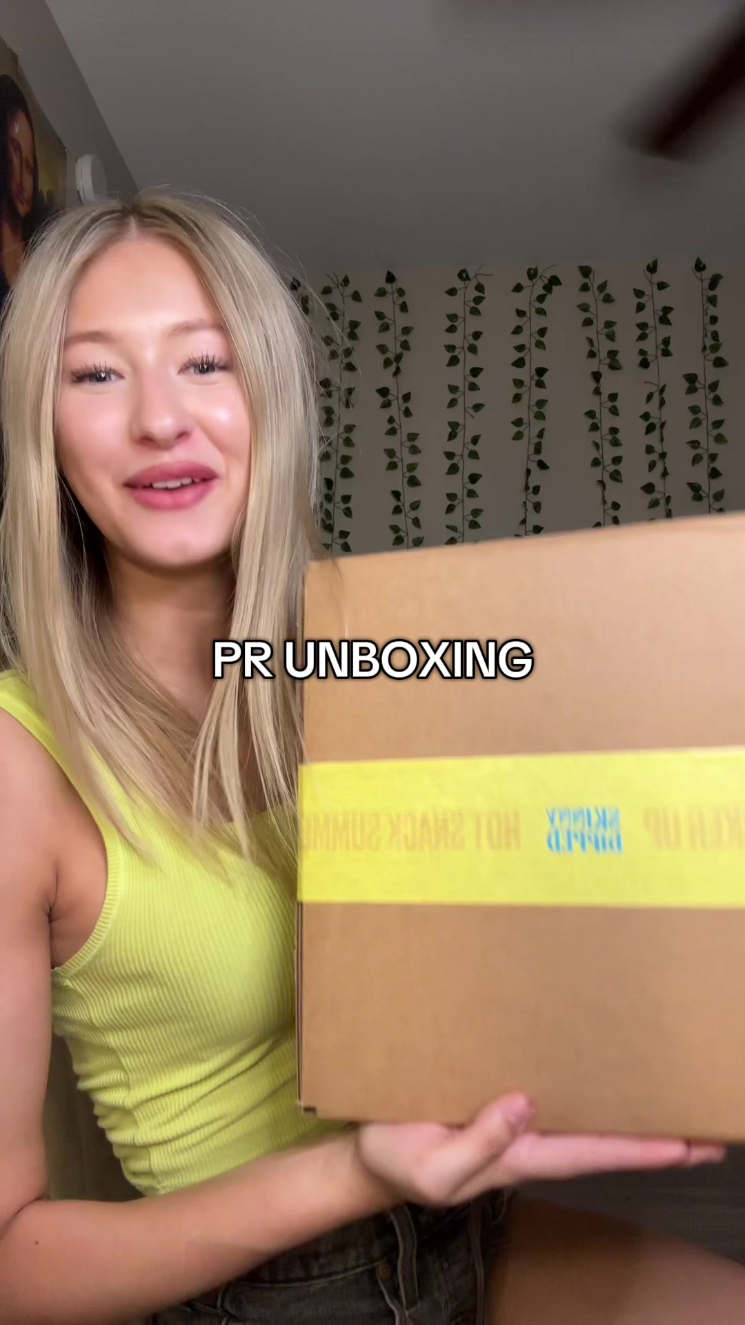TikTok post by @cboston16 for SkinnyDipped. Caption reads: PR unboxing of @SkinnyDipped #fyp #blowup #xyzbca....