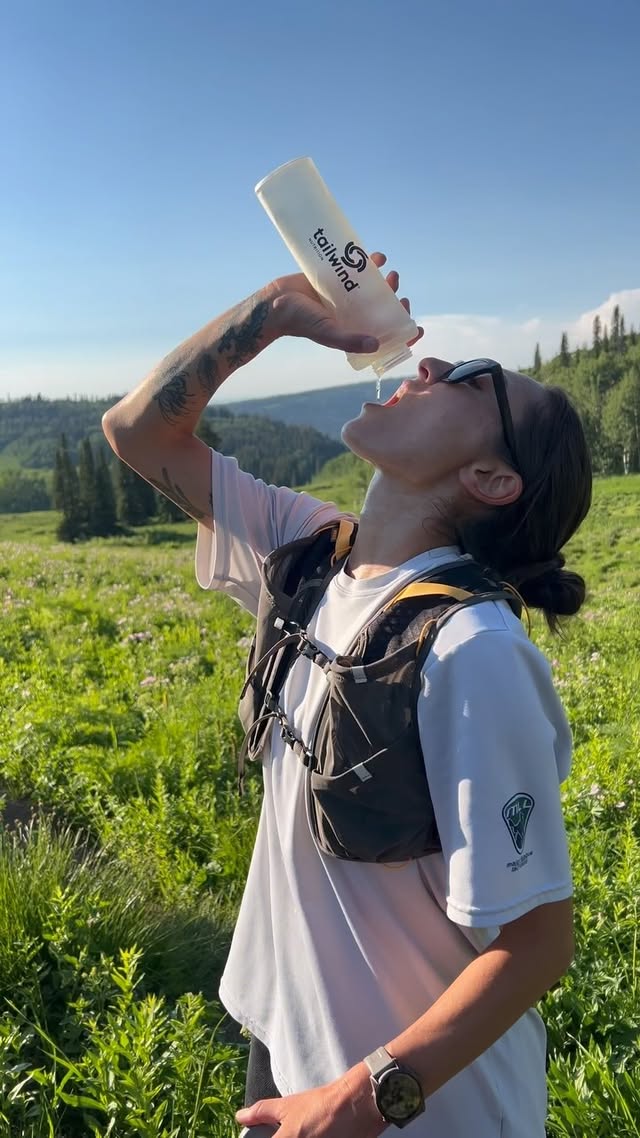 Instagram post by @chelseazruns for Tailwind Nutrition. Caption reads: [...] for always keeping me stocked....